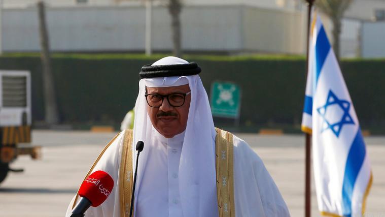 Abdullatif bin Rashid al-Sajani begibt sich nach Israel.