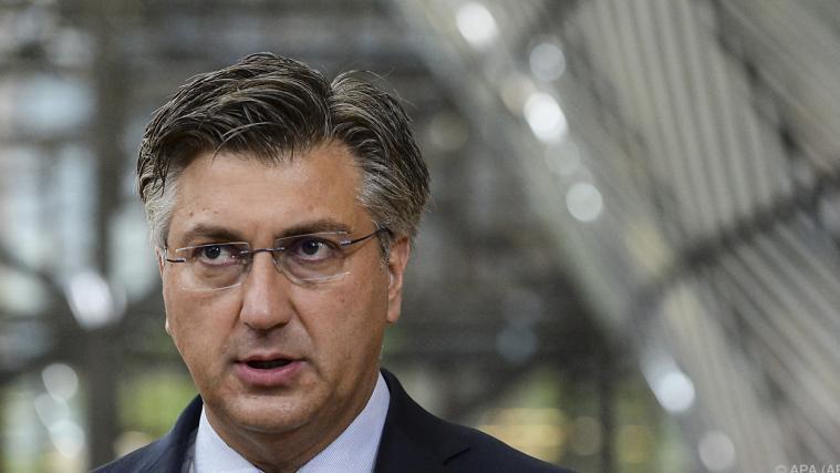 Der kroatische Regierungschef Andrej Plenkovic hat sich mit dem Coronavirus infiziert.