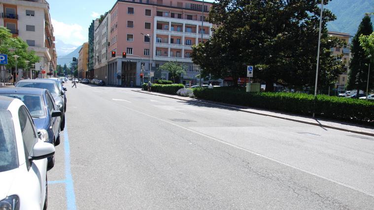 Der neue Radweg soll im April fertig gestellt sein.