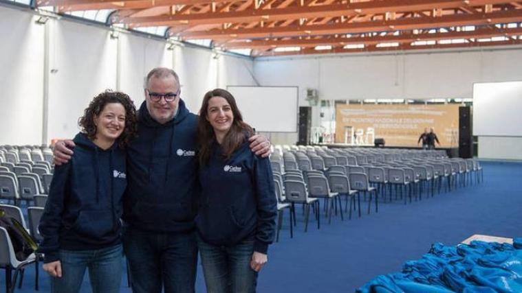 Die Mitarbeiter von youngCaritas Florenz.