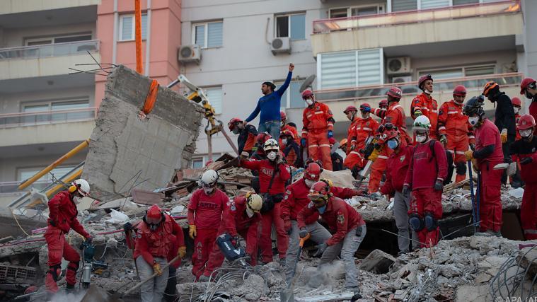 Die Stadt Izmir ist besonders stark vom Erdbeben betroffen.