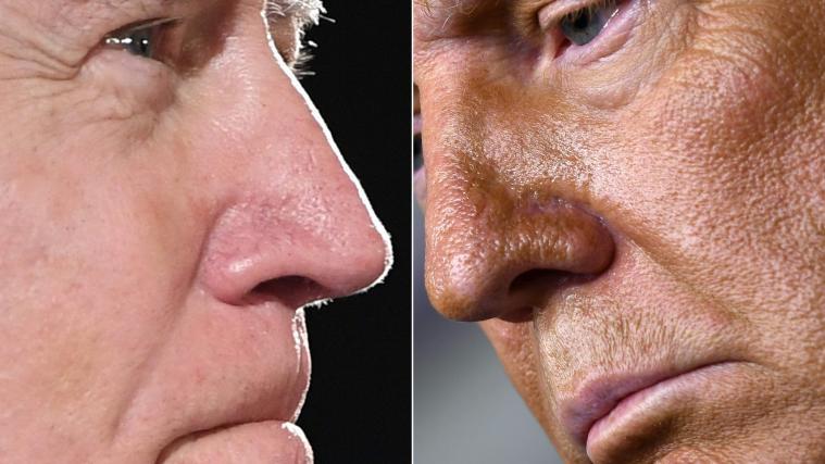 Ein enges Rennen zwischen Joe Biden und Donald Trump wird erwartet.