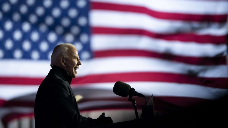 Joe Biden wirbt ein letztes Mal um Stimmen.