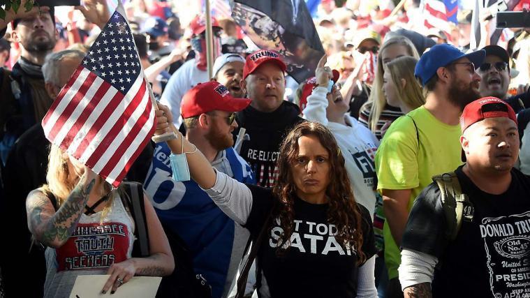 Trump-Fans wollen Wahlniederlage nicht akzeptieren.