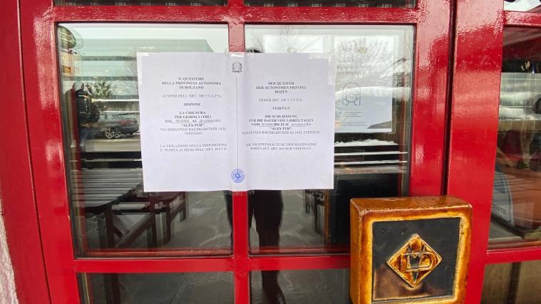 Der „Alex Pub“ bleibt für 3 Tage geschlossen.