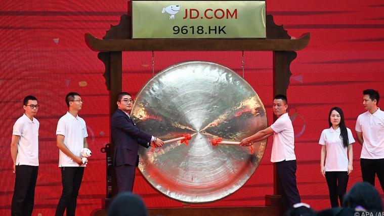 Der chinesische Online-Händler JD.com ging heuer an die Börse.