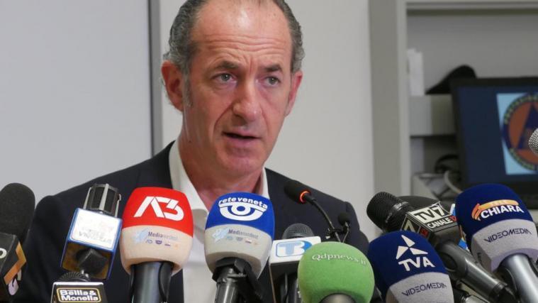 Der Präsident des Veneto, Luca Zaia, hat die Einstufung Italiens zur roten Zone ab Weihnachten bis zum 6. Jänner gefordert.