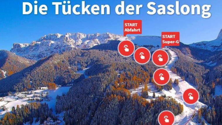 Die Grödner Weltcuppiste hat viele gefürchtete Schlüsselstellen.