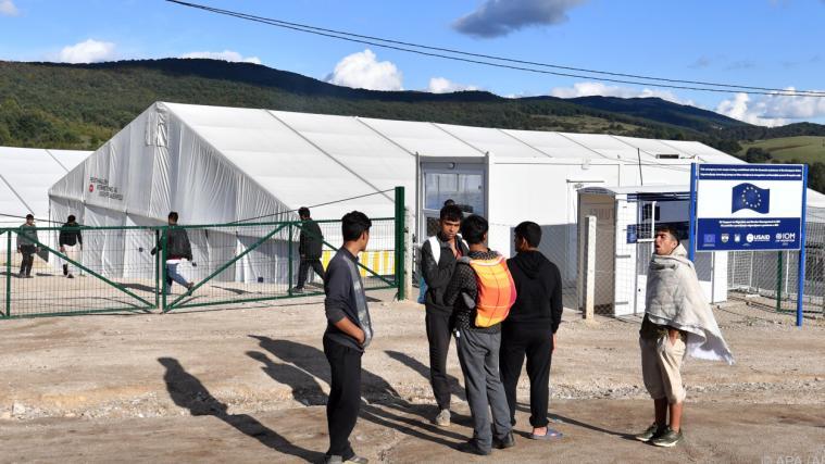 Flüchtlingslager Lipa vor Räumung.