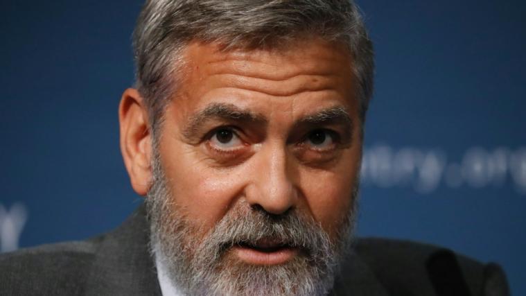 George Clooney blickt optimistisch in die Zukunft.
