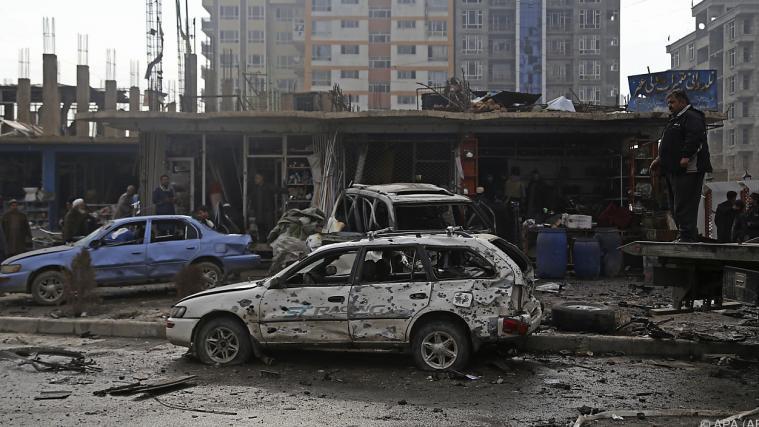 Mehrere Explosionen in Kabul.