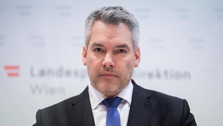 Nehammer nahm an der virtuellen Konferenz teil (Archivbild).