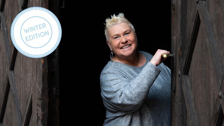 Wilma Amort präsentiert ihre Gerichte für den Winter.