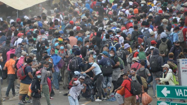 Am Montag hatten die guatemaltekischen Behörden einen Flüchtlingstreck mit rund 4.000 Menschen bei der Stadt Vado Hondo gestoppt.