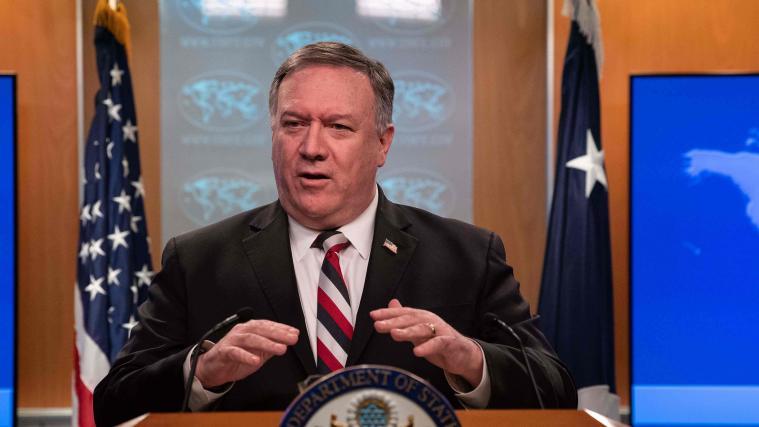 Außenminister Mike Pompeo gab die ENtscheidung bekannt.