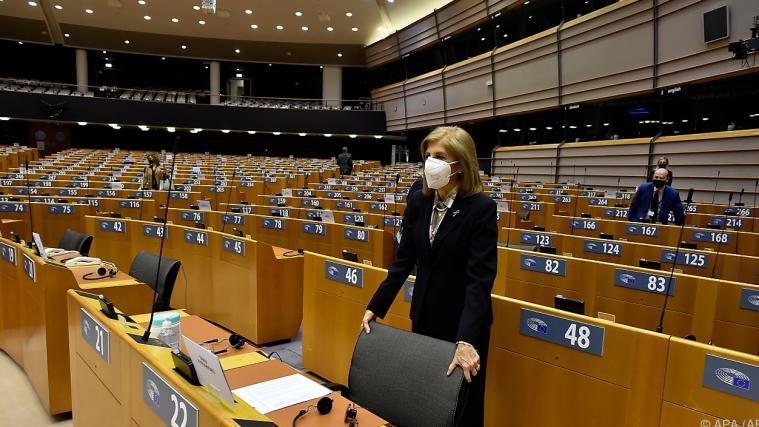 Das EU-Parlament befasst sich (virtuell) mit der Corona-Pandemie.