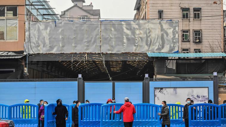 Der Huanan-Markt ist geschlossen.