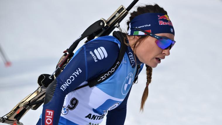 Dorothea Wierer schoss vier Mal daneben, führte Italien aber noch ans Podium heran.