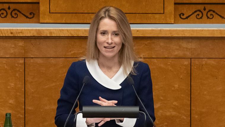 Kaja Kallas ist Estlands erste Ministerpräsidentin.