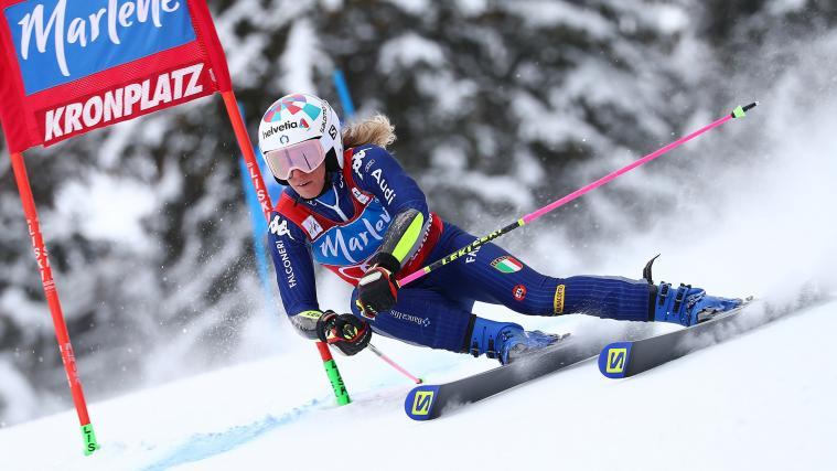 Marta Bassino liegt nach dem 1. Durchgang auf Rang 7.