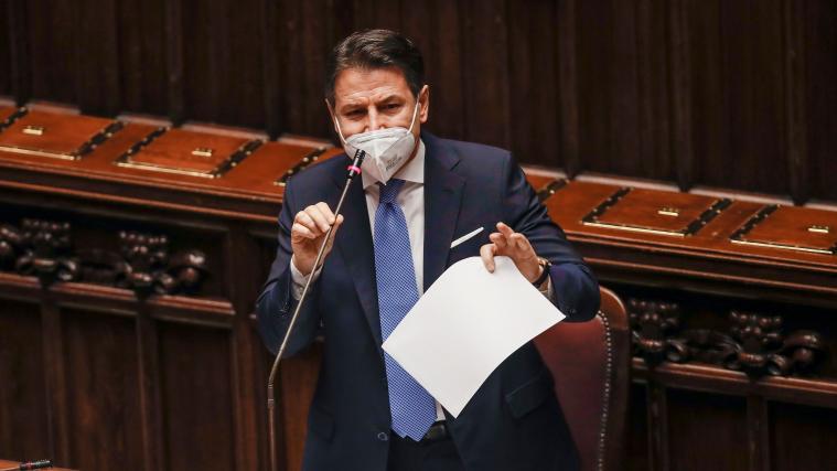 Ministerpräsident Giuseppe Conte appellierte am Montag an die Abgeordneten.