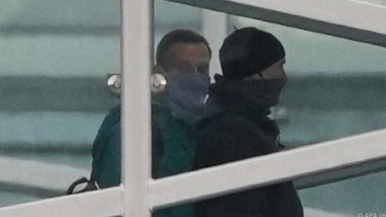 Noch am Flughafen wurde der Kremlkritiker Alexej Nawalny festgenommen.