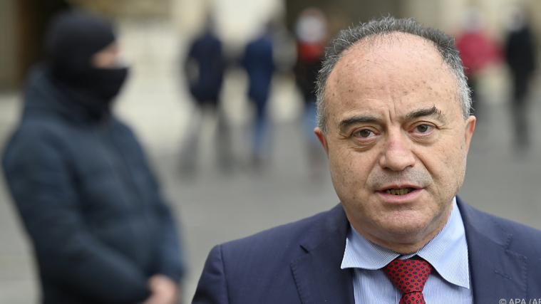 Oberstaatsanwalt Nicola Gratteri im Mega-Mafia-Prozess.