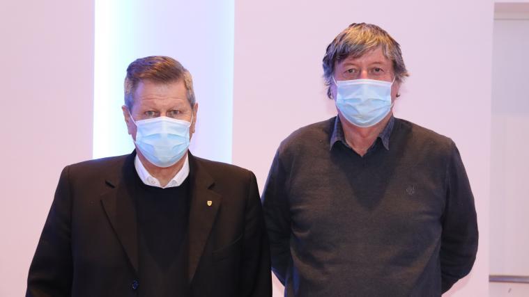 Der ehemalige und der neue Präsident: Paul Georg Tappeiner (links) und Klaus Schuster.