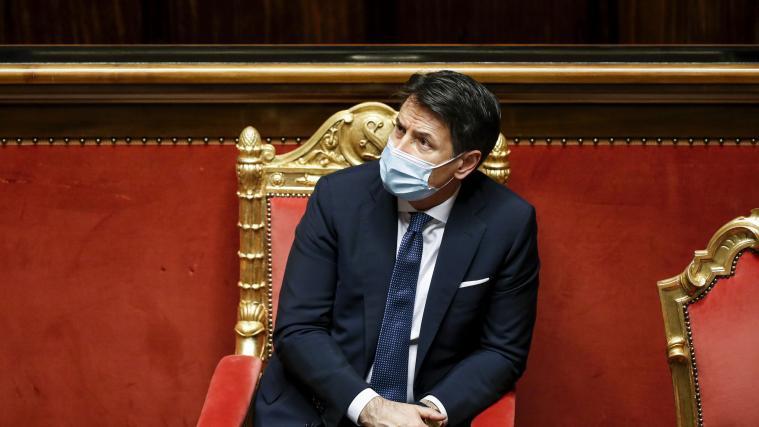 Premier Giuseppe Conte ist auf der Suche nach Unterstützern.