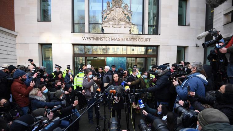 Viele Journalisten waren in London vor Ort.