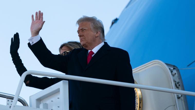 Zumindest mit dieser Tradition brach Donald Trump bei seinem Abgang nicht.