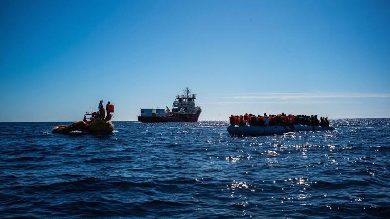 Das Rettungsschiff Ocean Viking hat 240 Migranten aus dem Mittelmeer gerettet.
