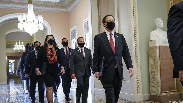 Der Demokrat Jamie Raskin führt das Anklageteam an.