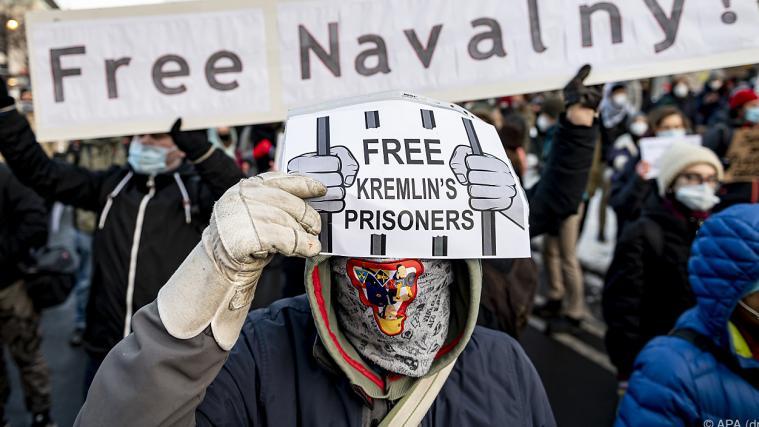Die Proteste in Russland sollen laut dem "Team Nawalny" weitergehen.