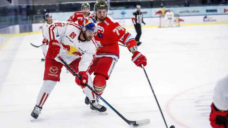 Dylan Di Perna und Co. hatten die Salzburger stets im Griff.