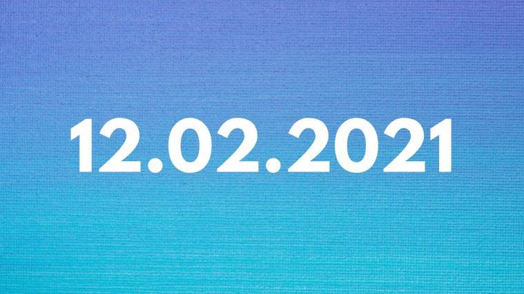 Wie man es auch dreht und wendet: Die Zahlenfolge bleibt immer 12.02.2021.