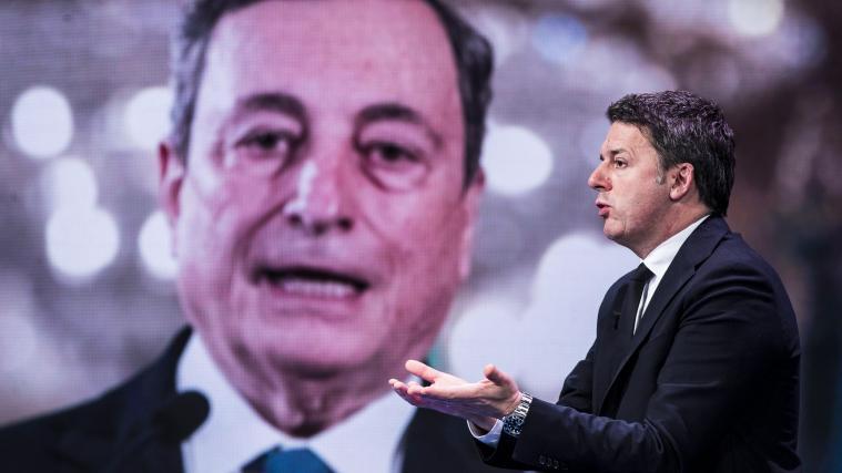 Ex-Premier Matteo Renzi hat Mario Draghi als Retter des Landes bezeichnet.