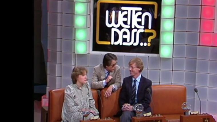 Frank Elstner in der ersten Sendung am 14. Februar 1981.