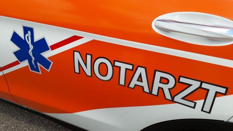Im Einsatz stand unter anderem der Notarzt.