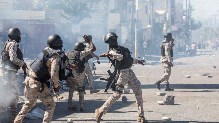 In Haiti kam es zu Zusammenstößen zwischen Demonstranten und der Polizei.