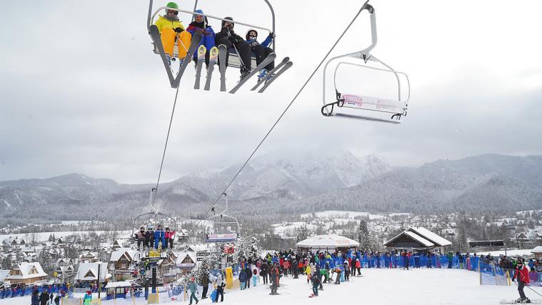 Skitourismus in Zakopane.