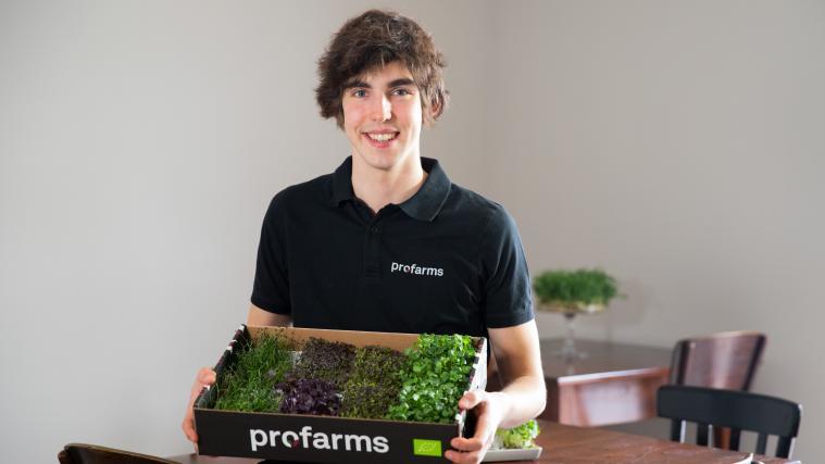 Ulrich Kager möchte mit seinen Microgreens ein Angebot für die privaten Haushalte schaffen.