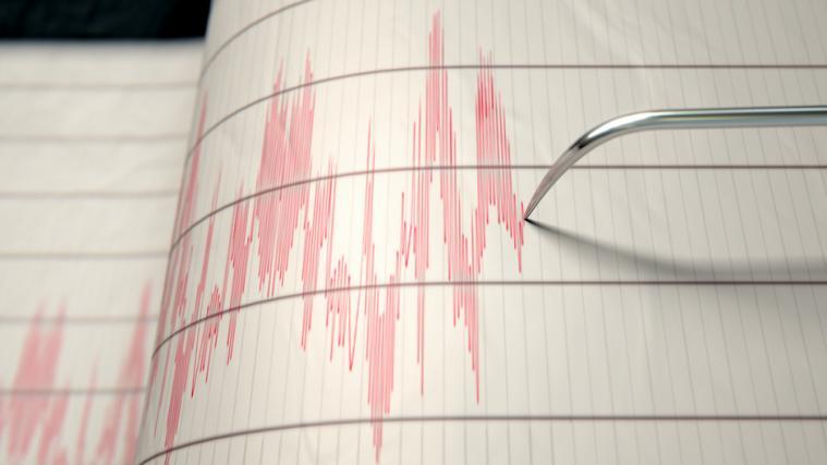 Zur Bestimmung der Magnitude eines Erdbebens wird die Erschütterung mit einem Seismometer (im Bild) gemessen.