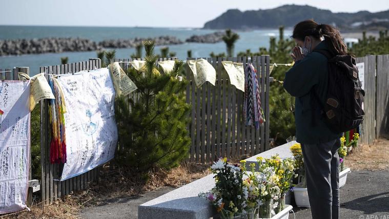 10 Jahre nach der Katastrophe von Fukushima gedachte Japan der Verstorbenen.