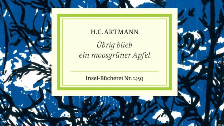 Cover von H.C. Artmanns "Übrig blieb ein moosgrüner Apfel".