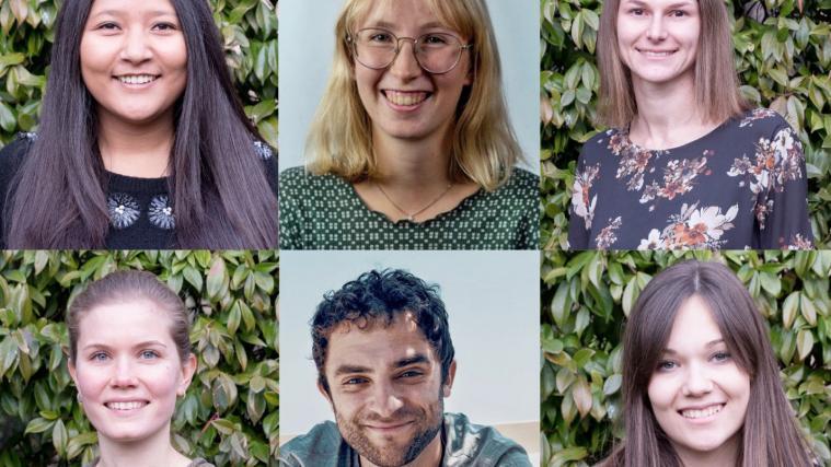 Der Vorstand: oben v.l. Bibimaya Larice, Emma Obermair, Martina Höllrigl; unten v.l. Klara Obermair, Thomas Tribus, Kristina Savic