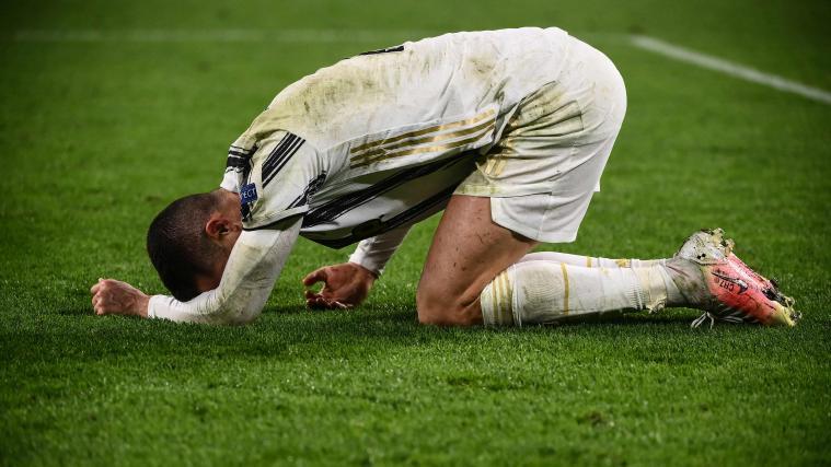 Ein rabenschwarzer Abend für den Superstar: Cristiano Ronaldo als Sinnbild für Juves Scheitern.