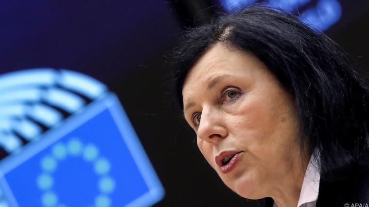 EU-Kommissionsvizepräsidentin Vera Jourova.