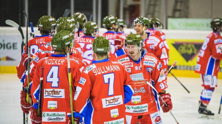 Grödens Cracks jubeln über den erstmaligen Einzug ins Viertelfinale der Alps Hockey League.