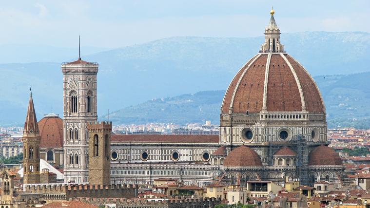 Große Verluste für Kulturstädte wie Florenz (im Bild) und Venedig wegen des ausfallenden Tourismus in der Coronakrise.